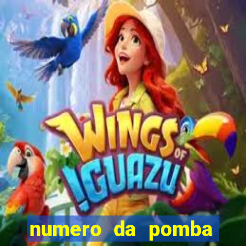 numero da pomba jogo do bicho